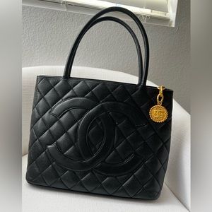 Chanel Caviar Medallion Tote